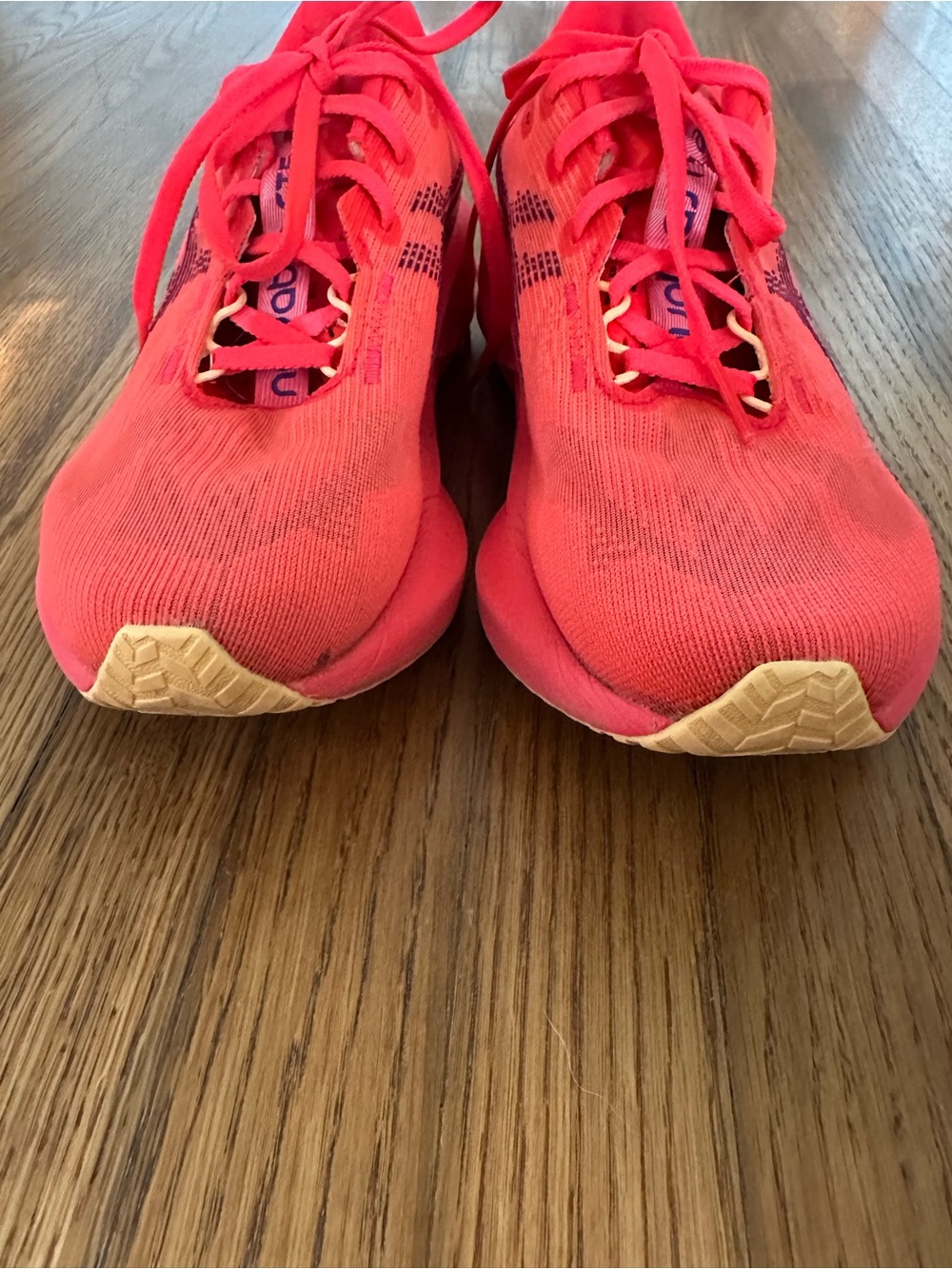 ASICS Novablast 5 Women's Running Shoes in Flash Red/Edo Purple - Size 7 (US) - Picture 5 of 13